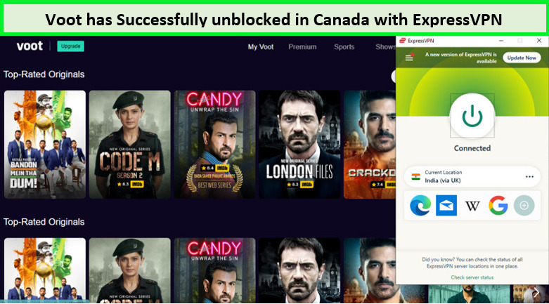 voot-india-unblocked-with-expressvpn-in-canada