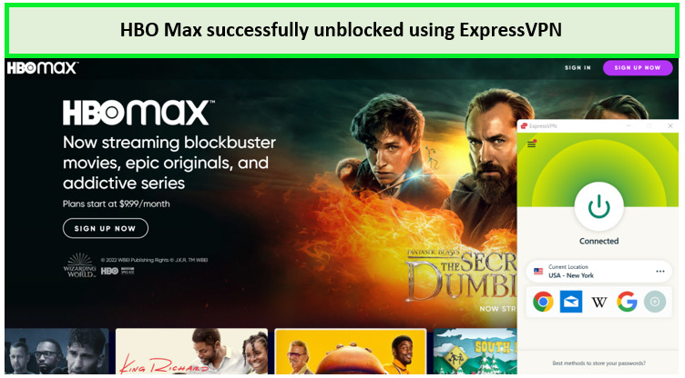 hbo max unblocked with expressvpn in canada