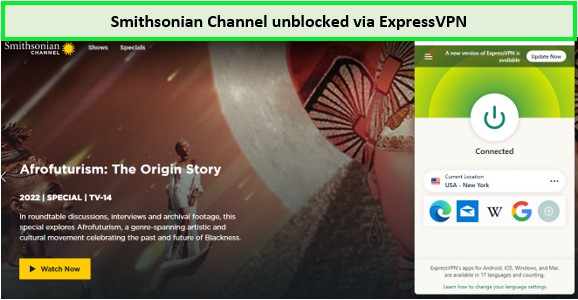 smithsonian-channel-unblocked-via-expressvpn-in-CA