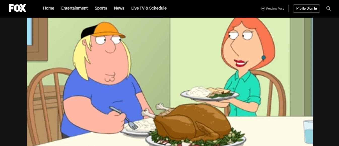 family guy working