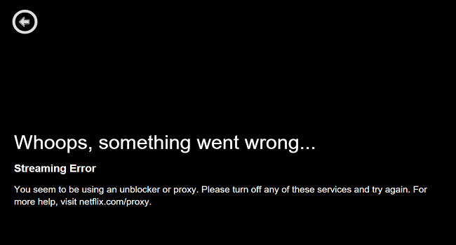 ExpressVPN Netflix Proxy Error