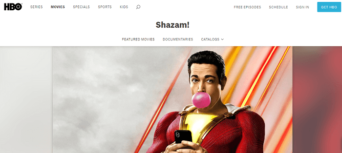 Shazam on HBO