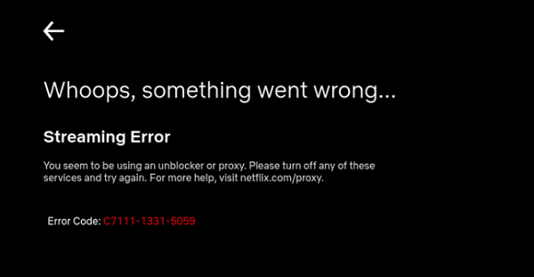 Avast VPN Netflix not working