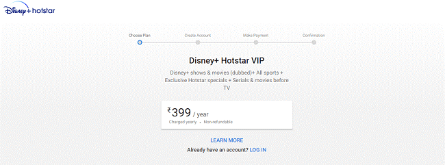 how to buy hotstar premium outside india