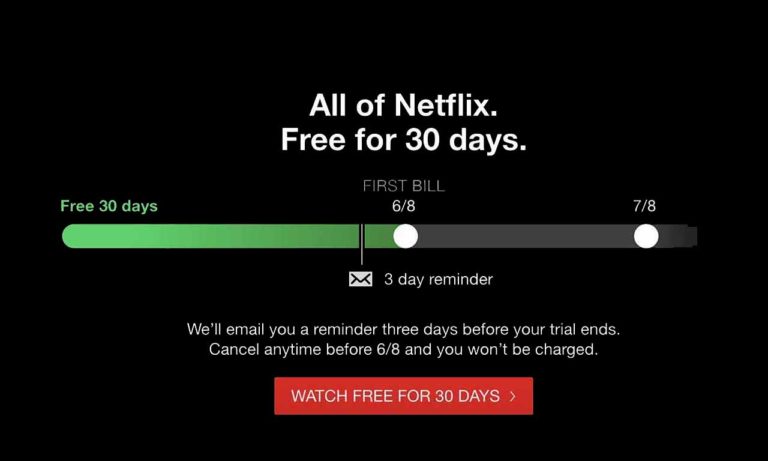 Netflix Phases Out 30 Day Free Trial In The U S To Counter Free Account Scams Screenbinge