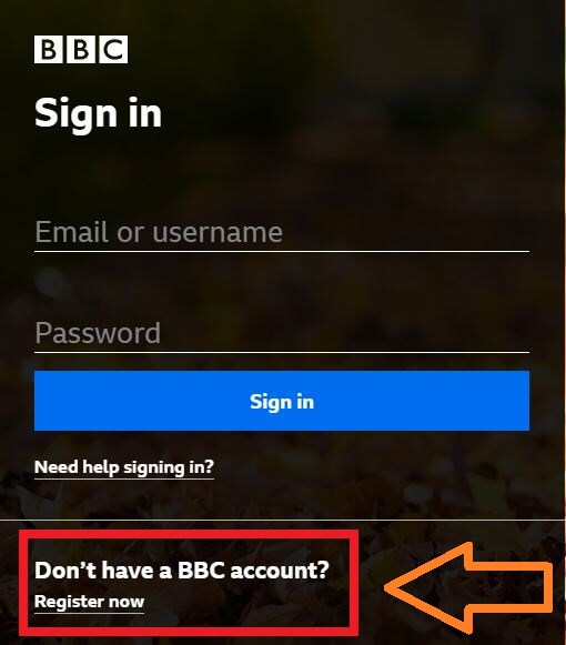 BBC sign up image 1