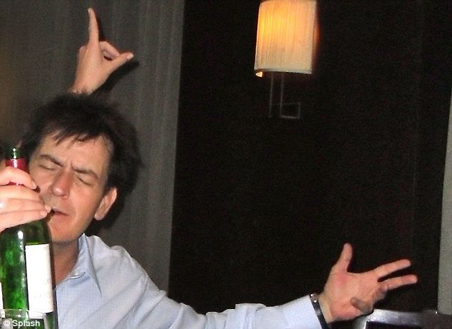 charlie sheen wasted