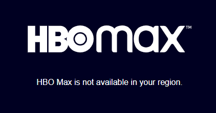 hbo max error canada