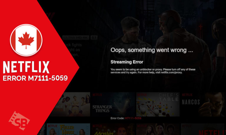 Netflix error code m7111-5059-CA