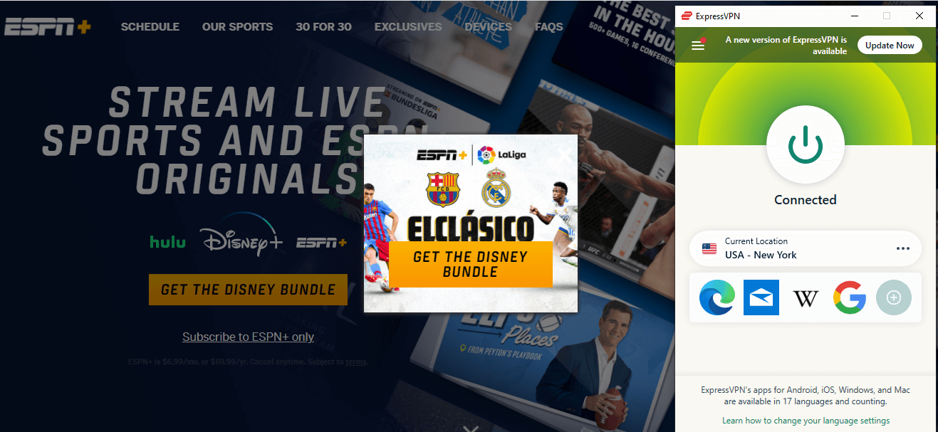 ExpressVPN - The Best VPN to Watch El Clasico 2022 Live From Anywhere
