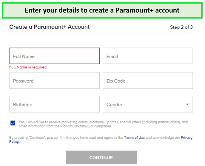 create-paramount-plus-account