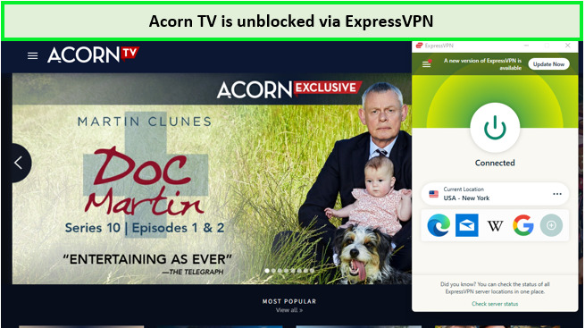 AcornTV-unblocked-via-ExpressVPN-in-New Zealand