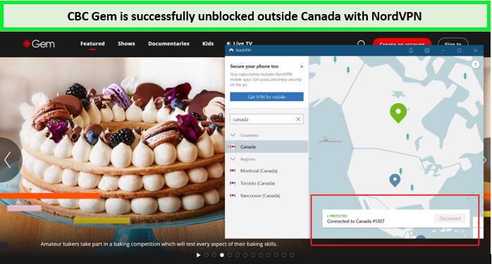 CBC-gem-unblocked-with-nordvpn-in-uk