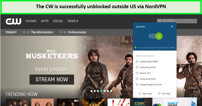 CW-unblocked-via-NordVPN-outside-USA