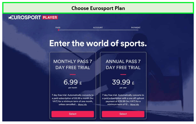 Choose-Eurosport-Price-Plan