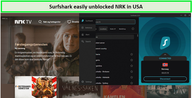surfshark-unblocked-nrk-in-Spain