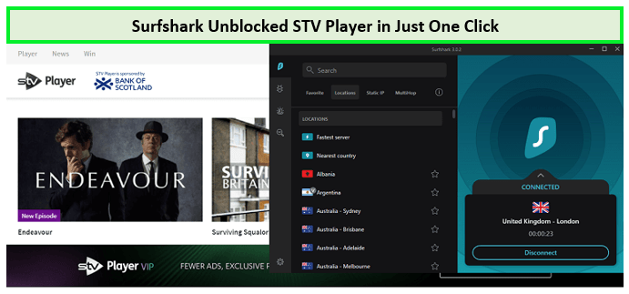 STV-player-unblocked-via-surfshark-in-Germany