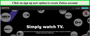 Click-on-Sign-up-now-option-to-create-Zattoo-account-in-New Zealand