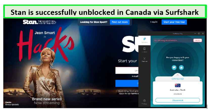 Stan-unblocked-with-surfshark-in-canada