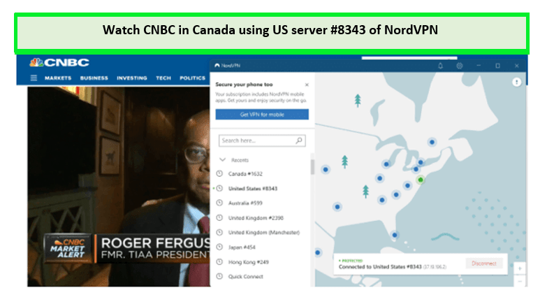 Stream-CNBC-in-Canada-by-connecting-to-NordVPN