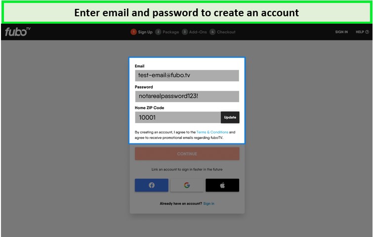 fubotv-enter-email-password-to-create-account