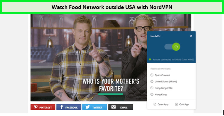 NordVPN-unblocked-food-network-in-South Korea