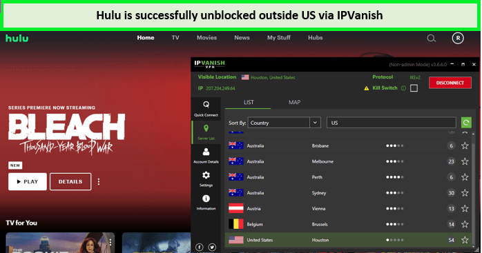 hulu-unblocked-by-ipvanish-outside-US
