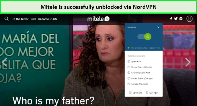 mitele-unblocked-via-NordVPN-in-Germany