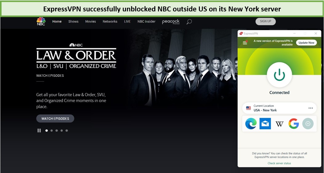 expressvpn-watch nbc live outside the us
