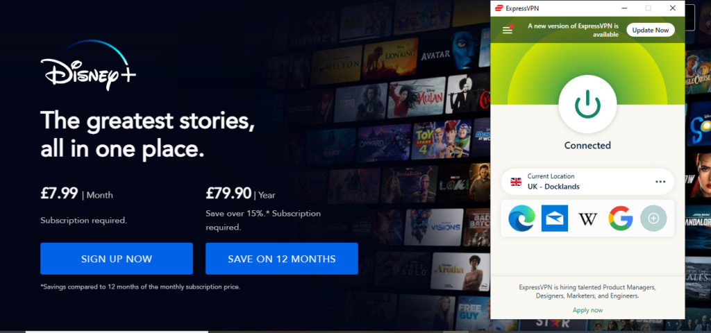 ExpressVPN - Best VPN to Watch Shang-Chi on Disney Plus Outside UK