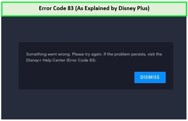 Error Code 83