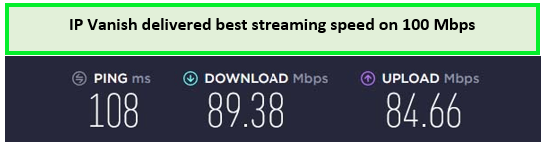 IP Vanish Speed Testing Results for Switch Your Netflix Location
