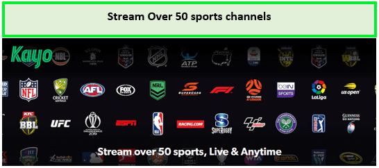 Stream Over 50 channels