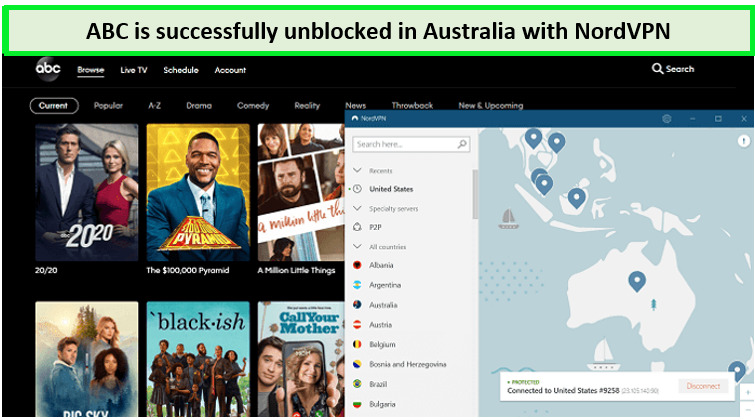 nordvpn-unblock-ABC-america-in-Australia