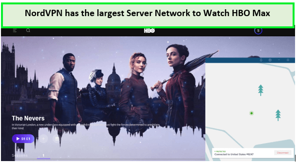 NordVPN Largest server network to watch Tokyo vice on HBO Max outside USA