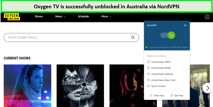 oxygen-tv-unblocked-via-nordvpn-in-australia