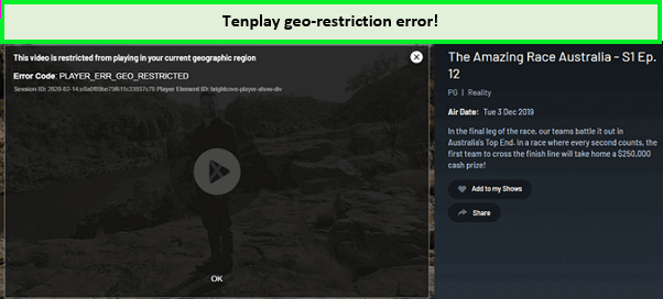 tenplay-in-USA-georestriction-error