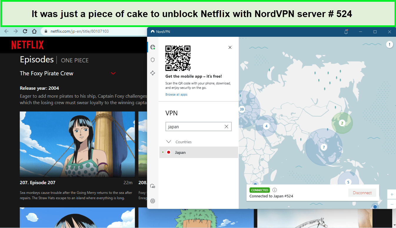 nordvpn-unblocked-netflix-one-piece-in-Singapore