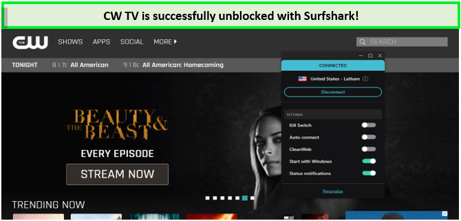 CW-tv-unblocked-with-surfshark