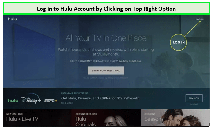 Hulu Log in