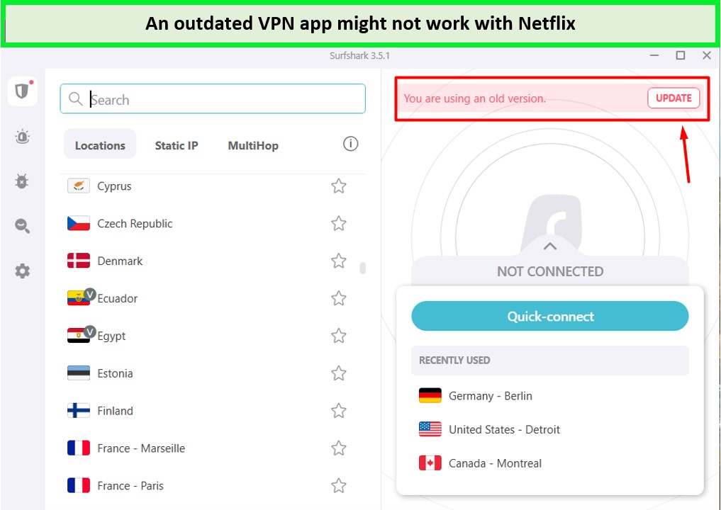 Outdated-VPN-app-not-work-with-Netflix