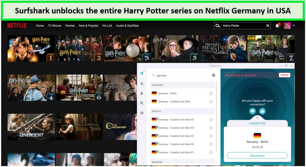 Surfshark-unblock-Netflix-Germany-in-USA