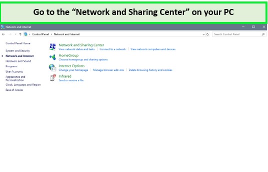 go-to-Network-and-Sharing-Center-outside-USA