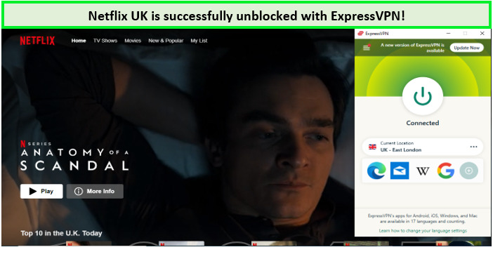 ExpressVPN - Best VPN to Watch Better Call Saul Season 6 on Netflix Outside UK