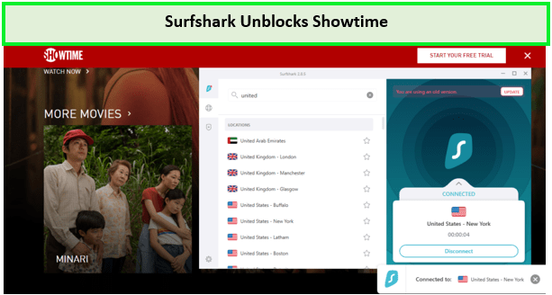surfshark-unblock-showtime-in-Australia