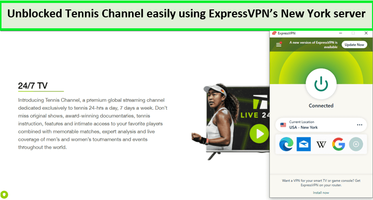 ExpressVPN - Best VPN to Watch Charleston Open 2022 Live from Anywhere
