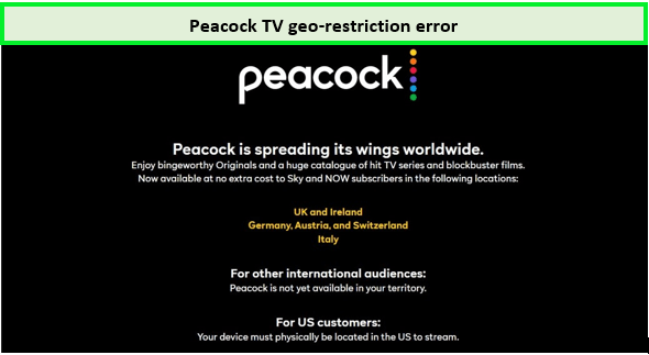 PAEACOCK-TV-GEO-RESTRIÇÃO-ERRORIA-NA UK