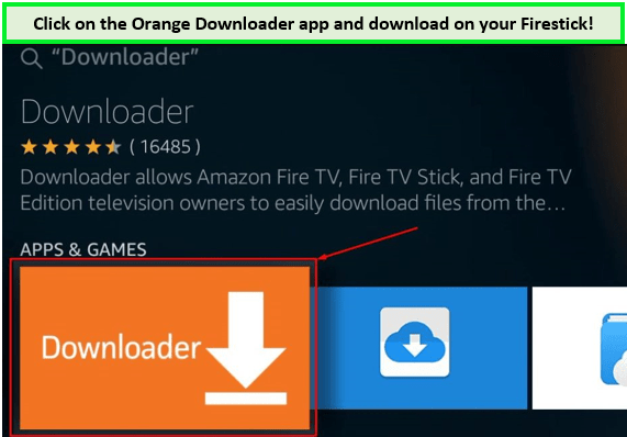 Download the orange app on your firestick