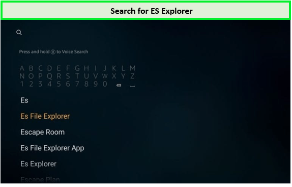 ES explorer