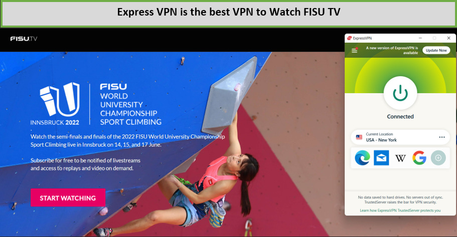 ExpressVPN FISU TV